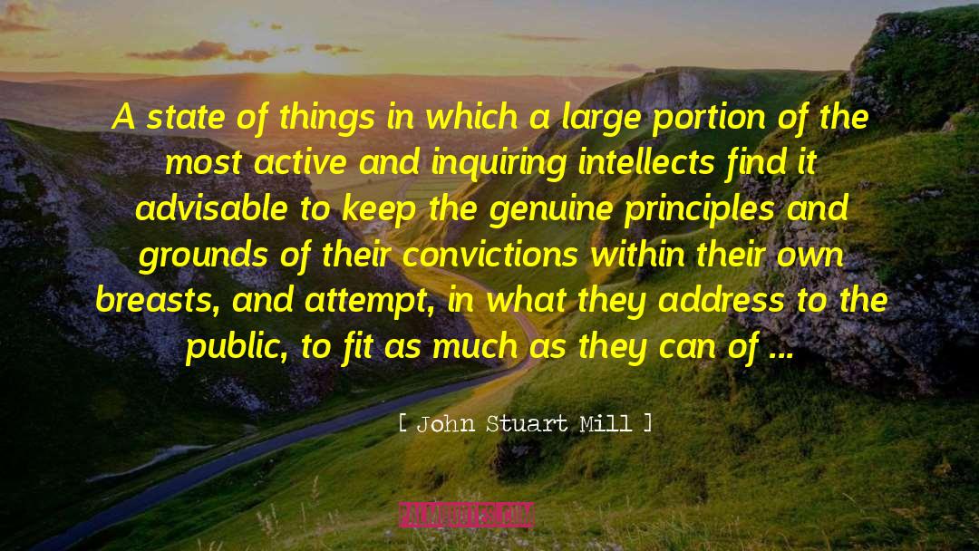 Inquiring quotes by John Stuart Mill