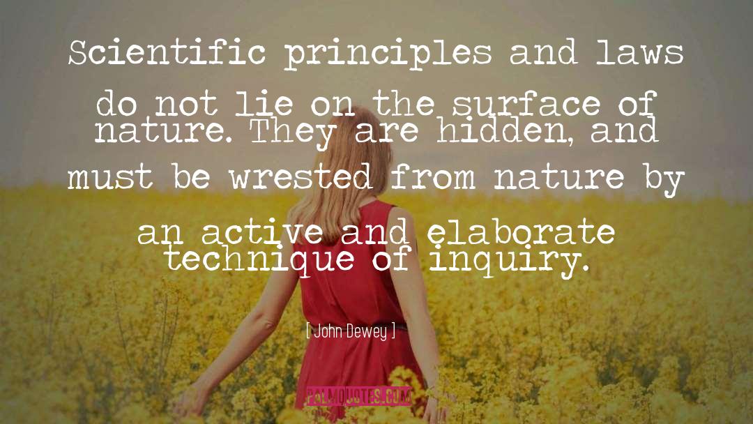 Inquiry quotes by John Dewey