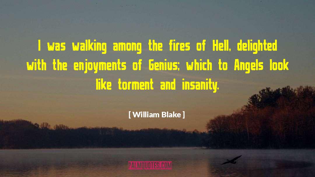 Insanity Interconnectedness quotes by William Blake