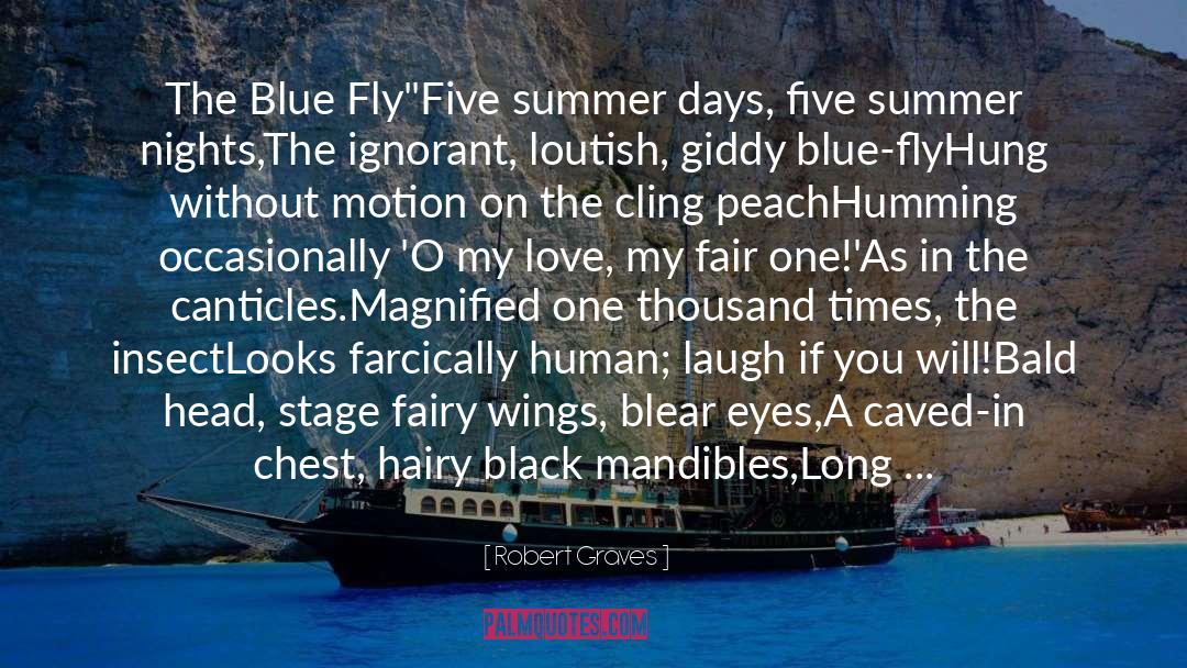 Insect Fly quotes by Robert Graves