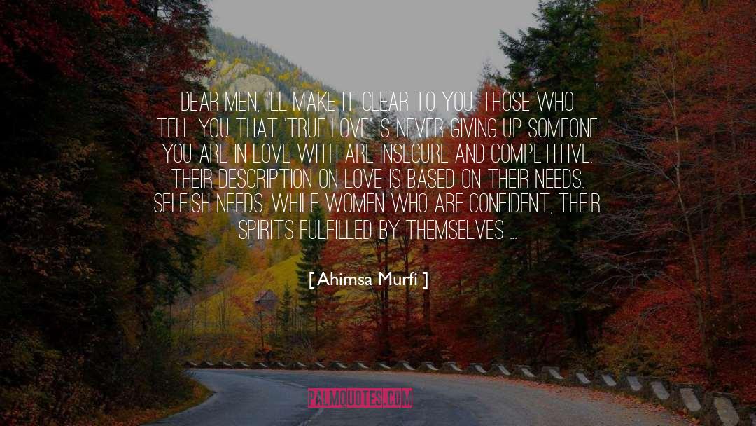 Insecure Women quotes by Ahimsa Murfi