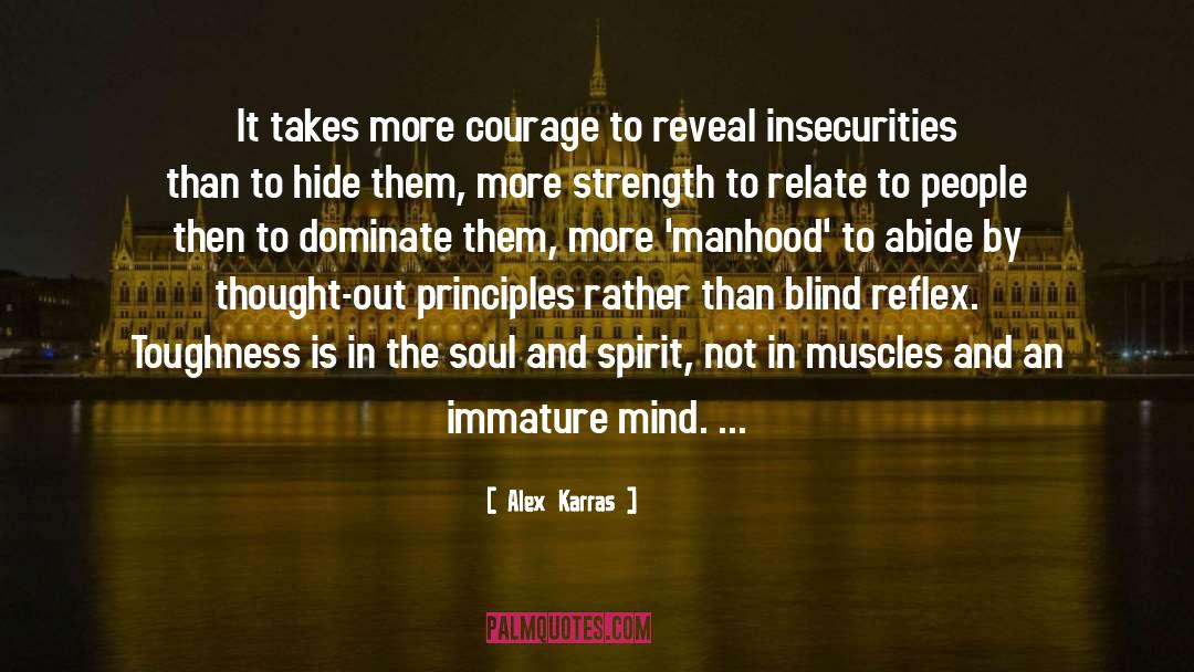 Insecurities quotes by Alex Karras