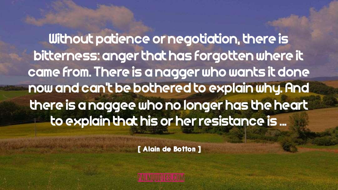 Insecurity And Bitterness quotes by Alain De Botton