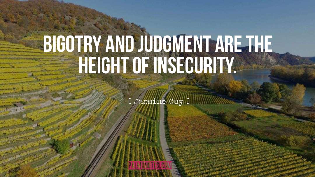 Insecurity And Bitterness quotes by Jasmine Guy