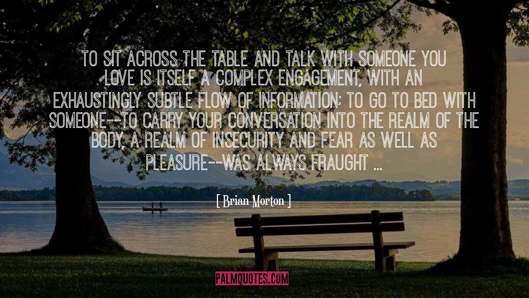 Insecurity And Fear quotes by Brian Morton
