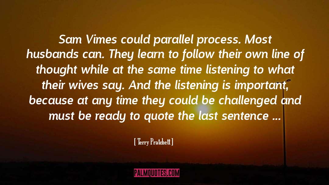 Insensitive Husband quotes by Terry Pratchett