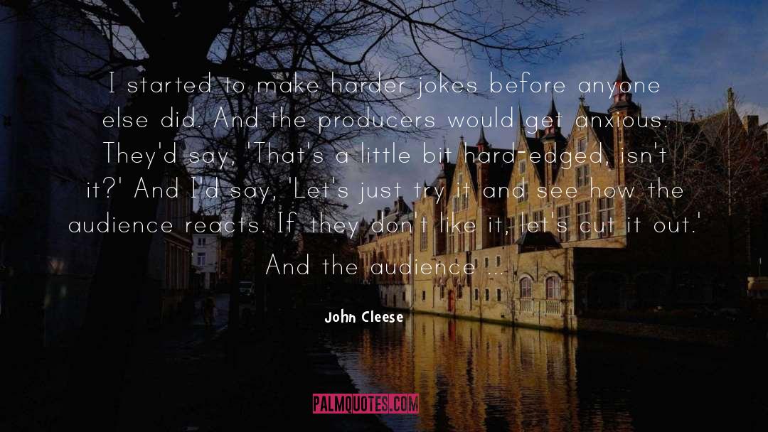 Insensitive Jokes quotes by John Cleese