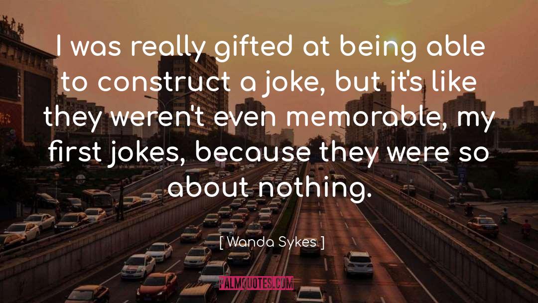 Insensitive Jokes quotes by Wanda Sykes