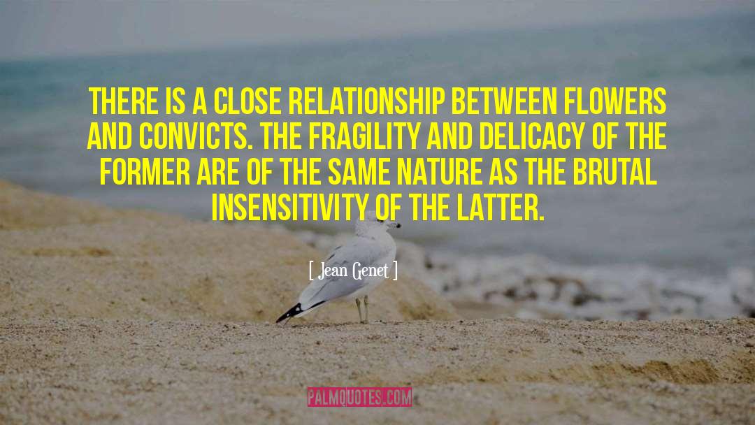 Insensitivity quotes by Jean Genet