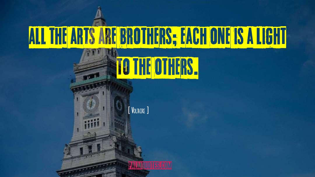 Inseparable Brothers quotes by Voltaire