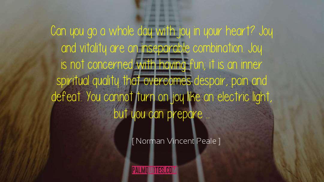 Inseparable quotes by Norman Vincent Peale