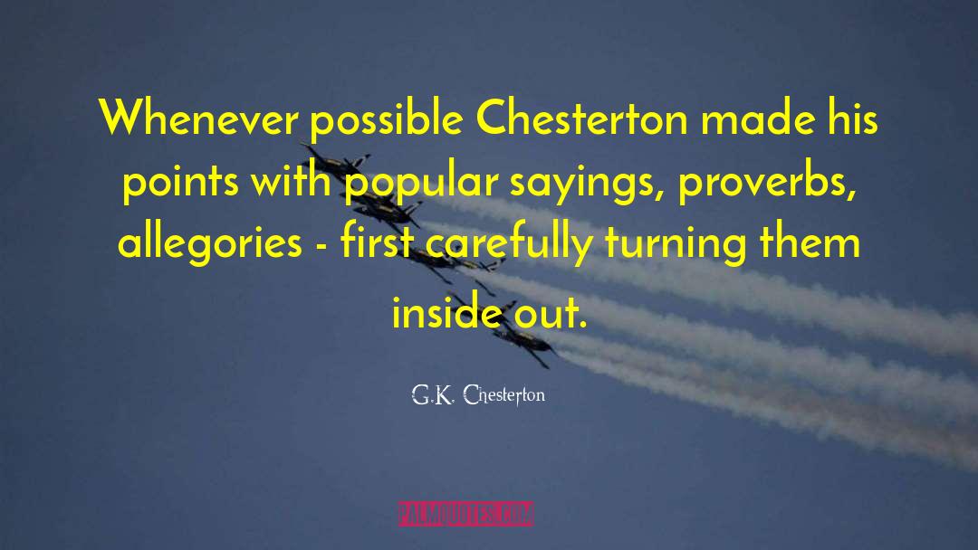 Inside Out quotes by G.K. Chesterton