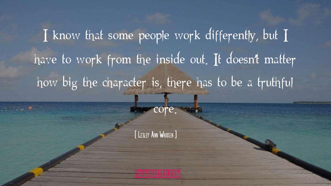 Inside Out quotes by Lesley Ann Warren