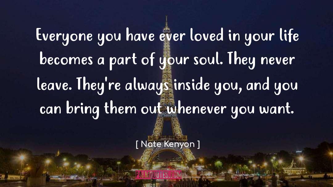 Inside You quotes by Nate Kenyon