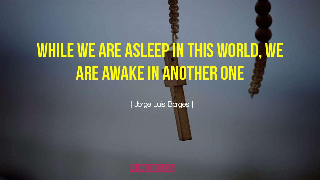 Insight Awake quotes by Jorge Luis Borges