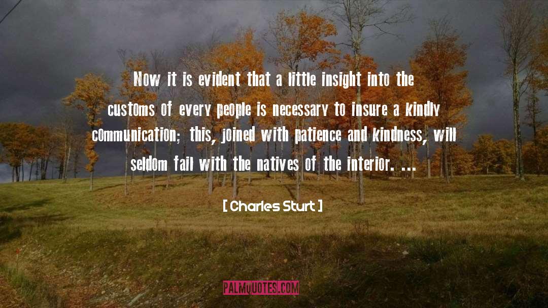 Insight quotes by Charles Sturt