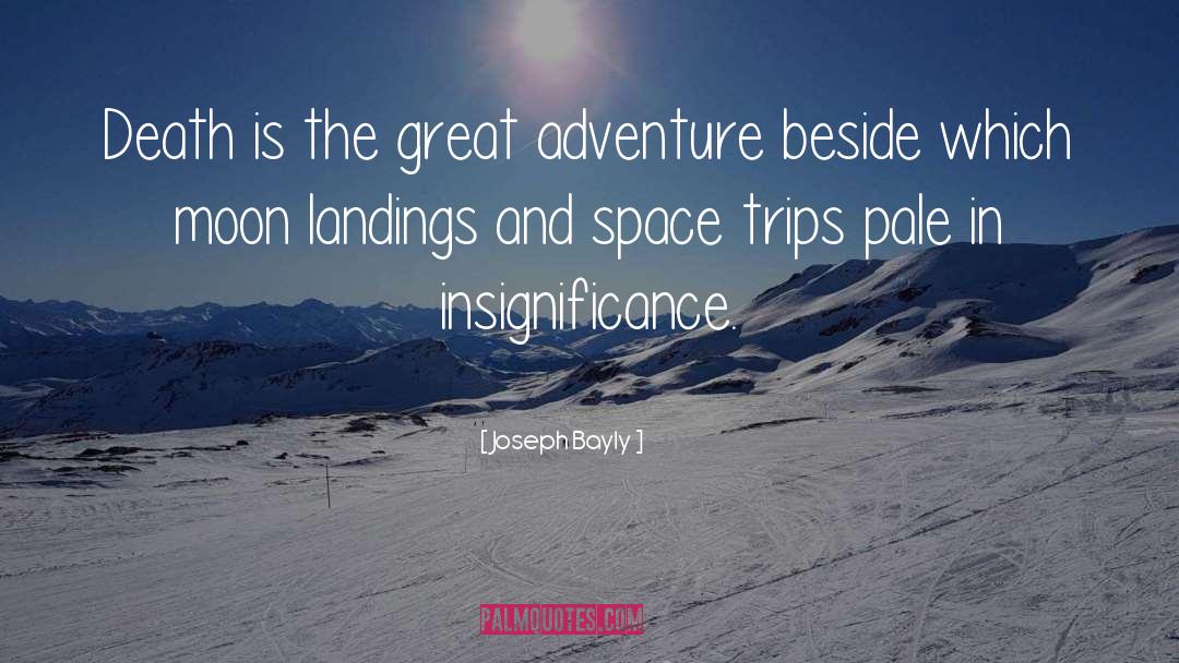 Insignificance quotes by Joseph Bayly