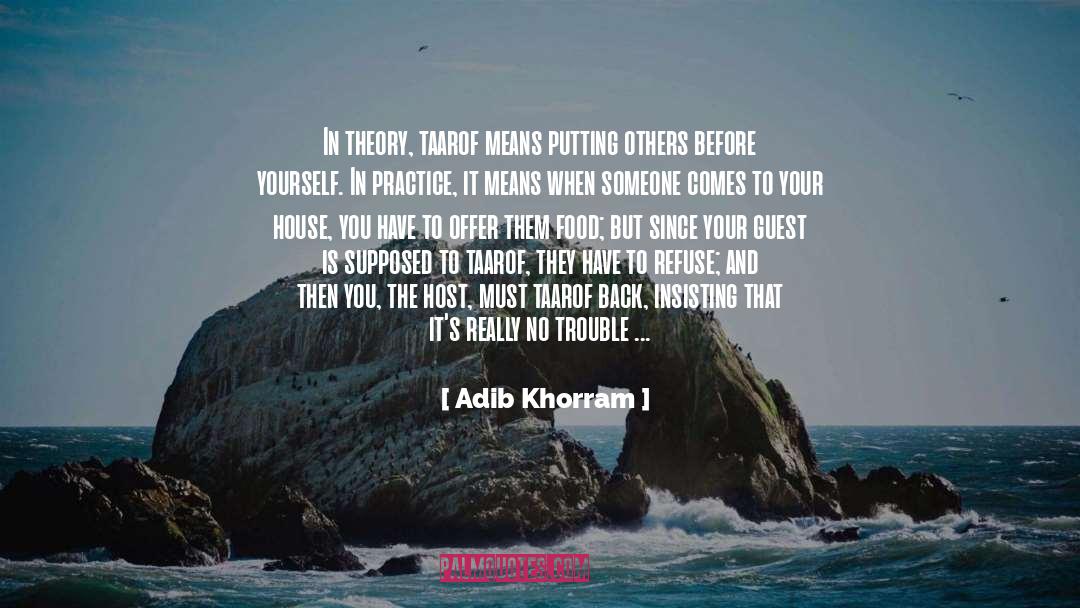 Insisting quotes by Adib Khorram