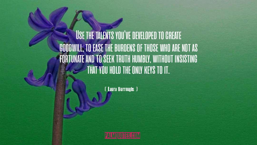 Insisting quotes by Laura Burroughs