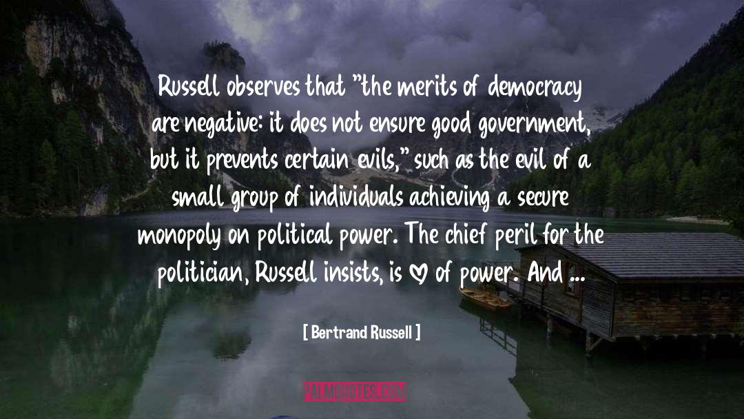Insists quotes by Bertrand Russell