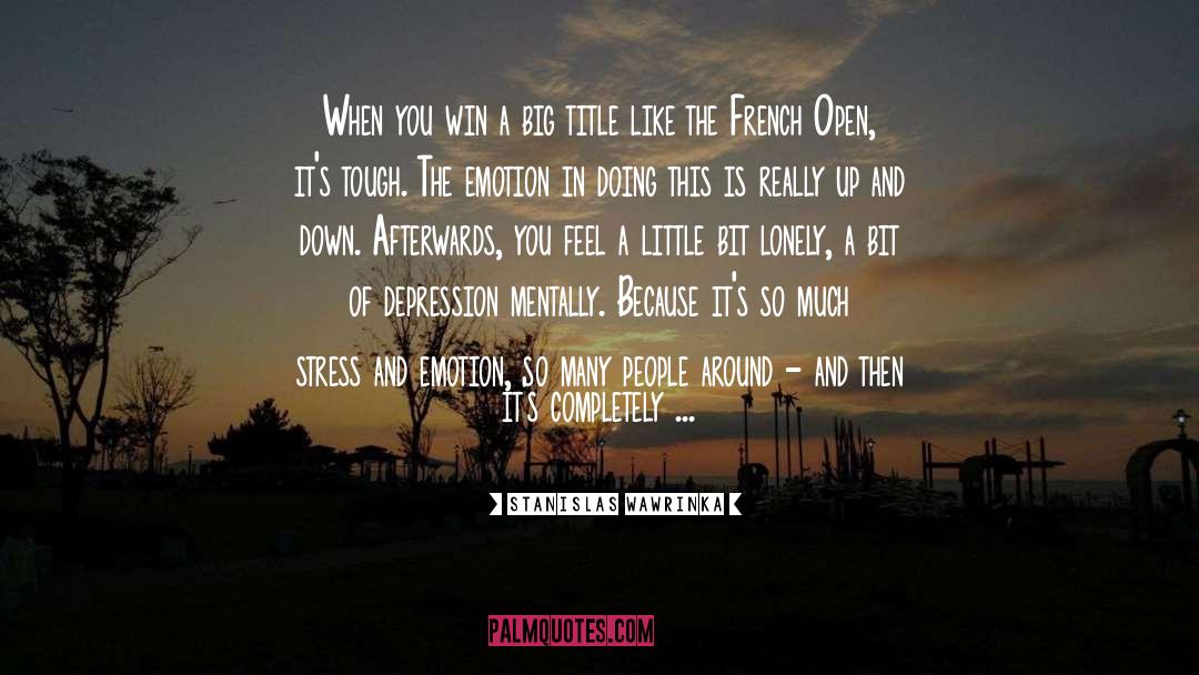 Insomnia And Depression quotes by Stanislas Wawrinka