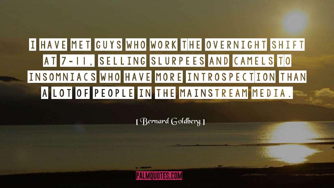 Insomniac quotes by Bernard Goldberg