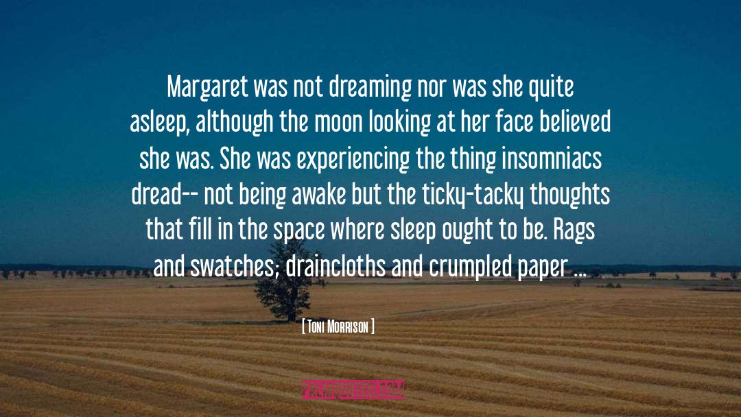 Insomniacs quotes by Toni Morrison