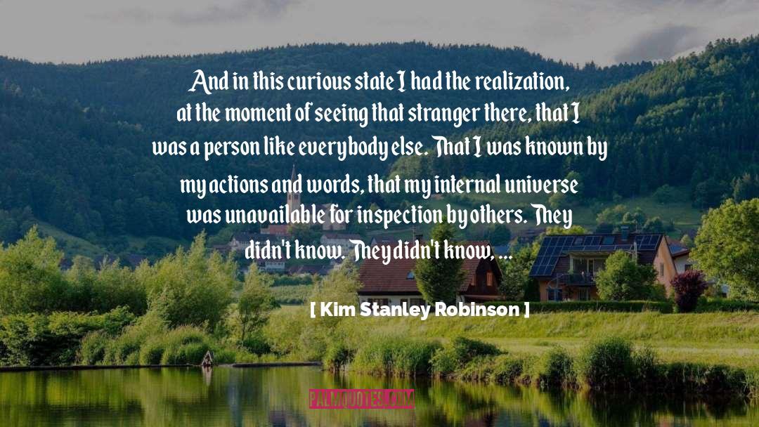 Inspection quotes by Kim Stanley Robinson
