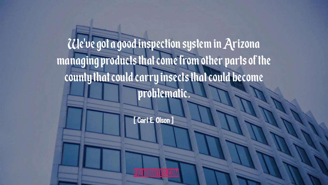 Inspection quotes by Carl E. Olson