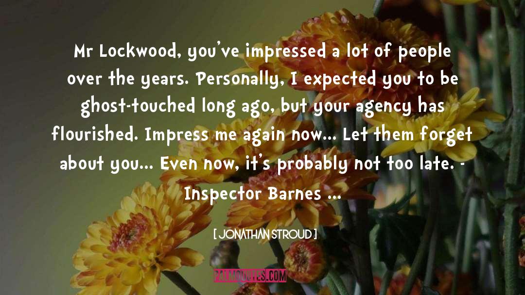 Inspector quotes by Jonathan Stroud