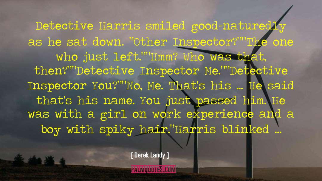 Inspector quotes by Derek Landy