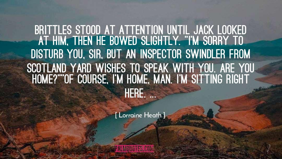 Inspector quotes by Lorraine Heath