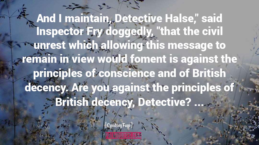 Inspector quotes by Lyndsay Faye