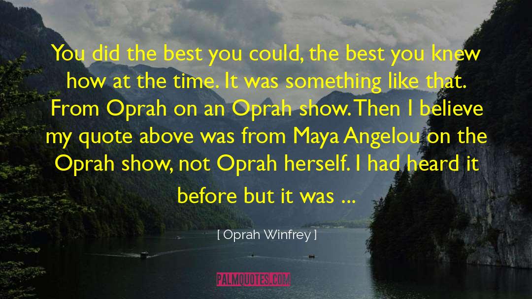Inspiration And Motivation quotes by Oprah Winfrey