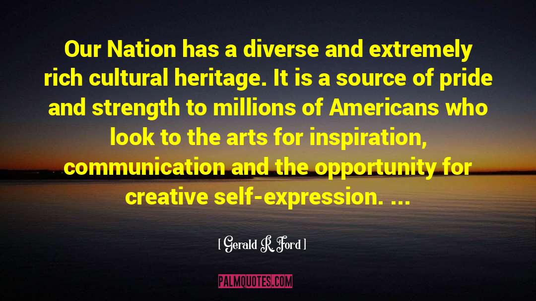 Inspiration For Artists quotes by Gerald R. Ford