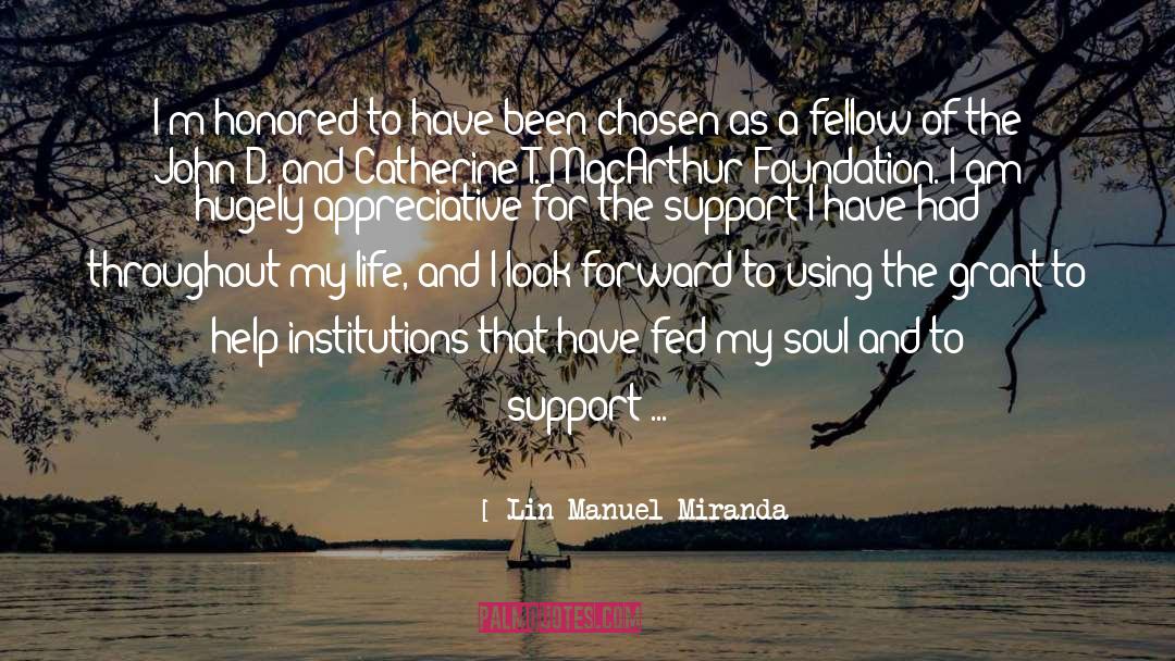 Inspiration For The Soul quotes by Lin-Manuel Miranda