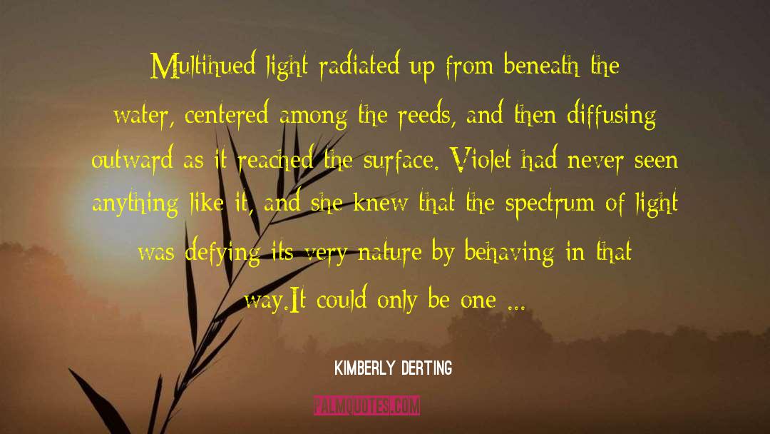 Inspiration From Nature quotes by Kimberly Derting