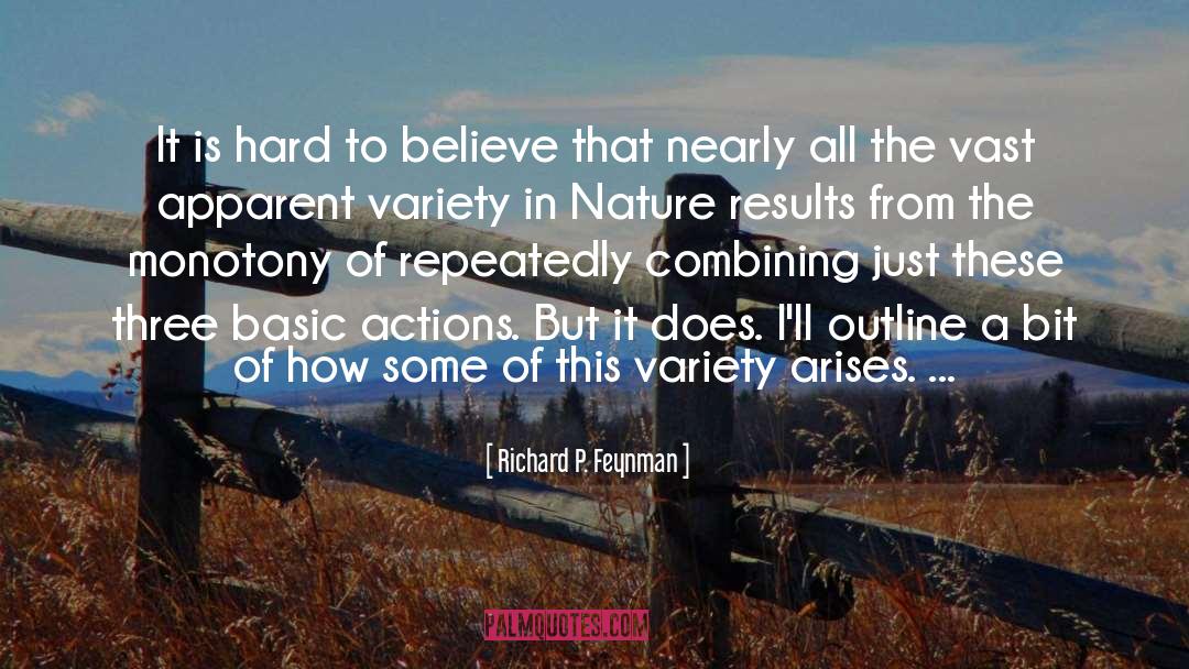 Inspiration From Nature quotes by Richard P. Feynman