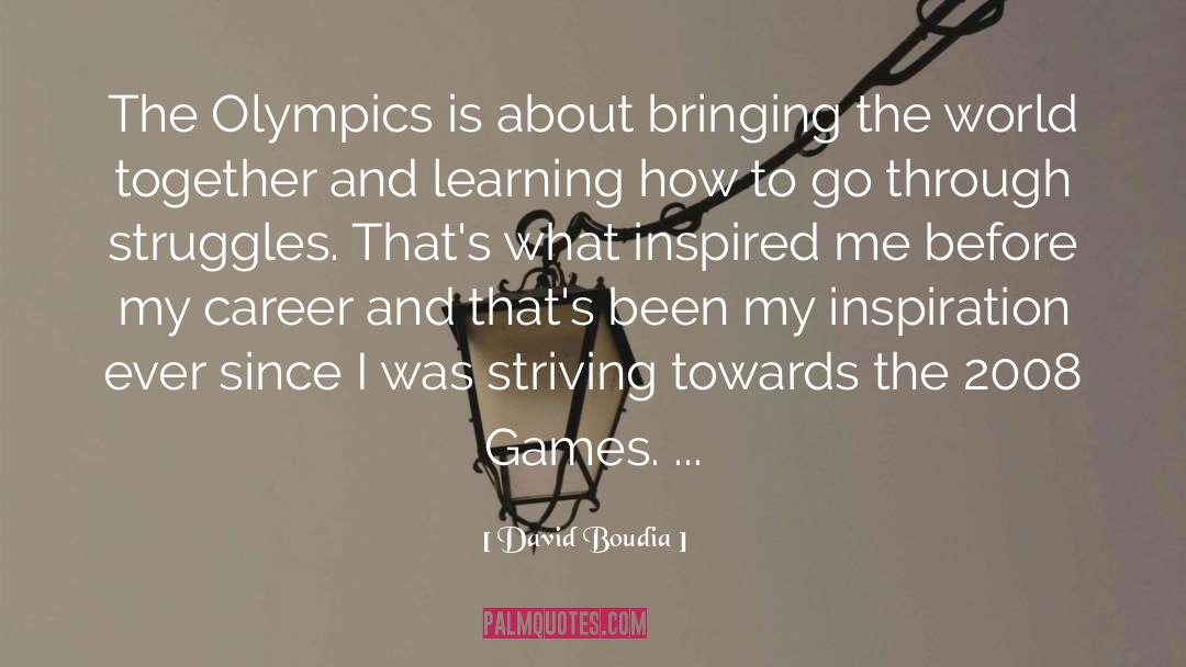 Inspiration Through Illness quotes by David Boudia