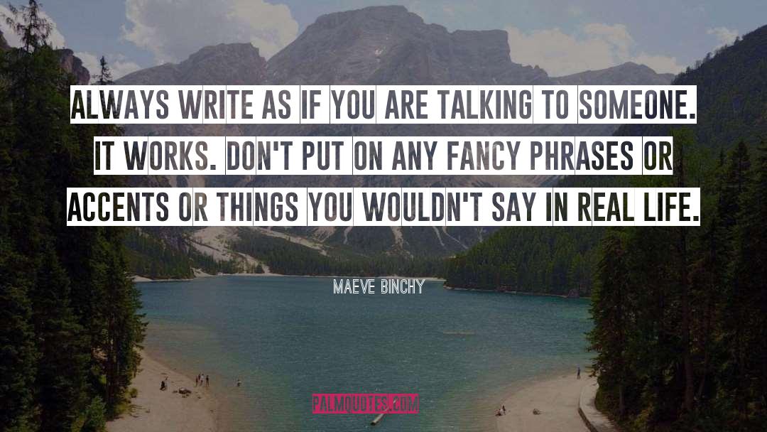 Inspiration To Write quotes by Maeve Binchy