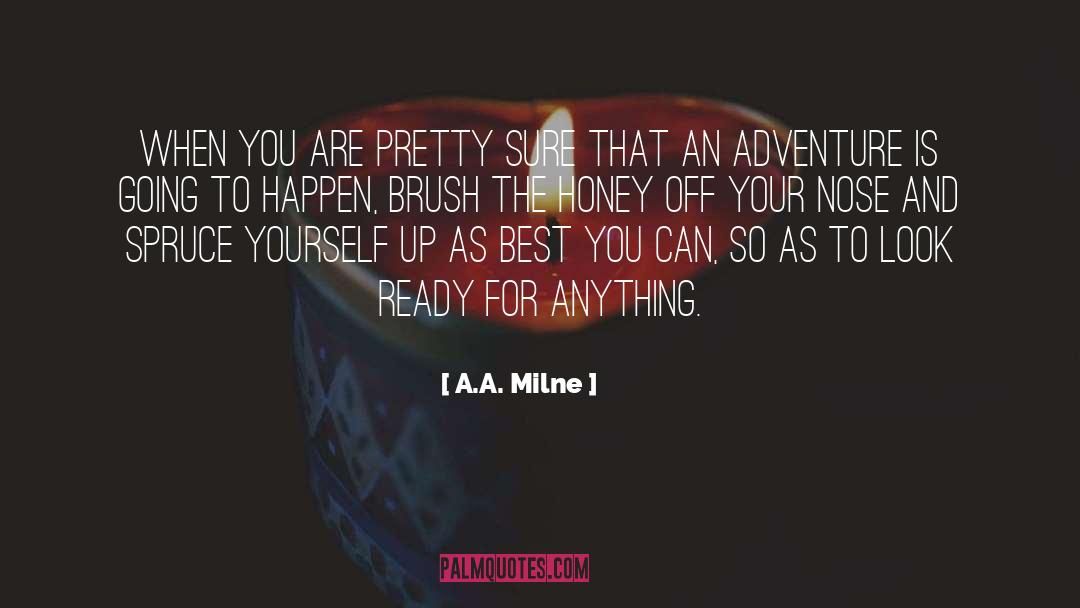 Inspirational Adventure quotes by A.A. Milne