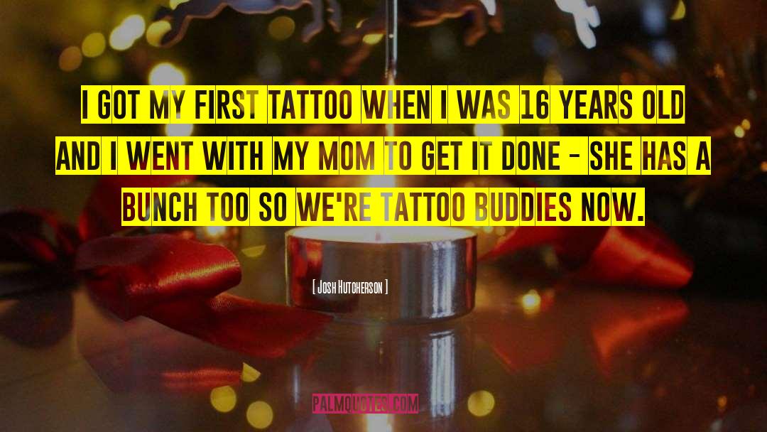 Inspirational Arm Tattoo quotes by Josh Hutcherson