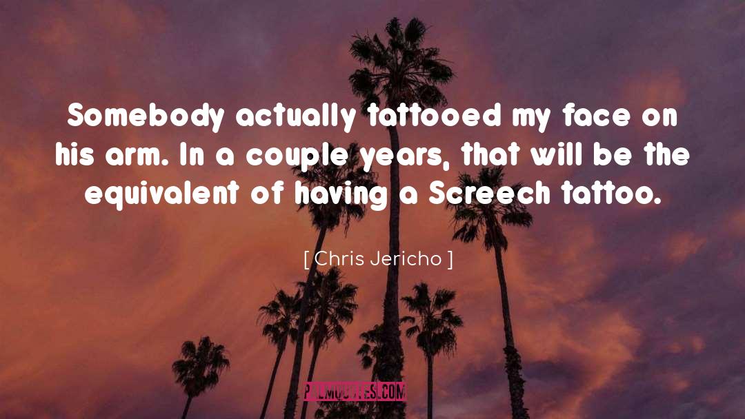 Inspirational Arm Tattoo quotes by Chris Jericho