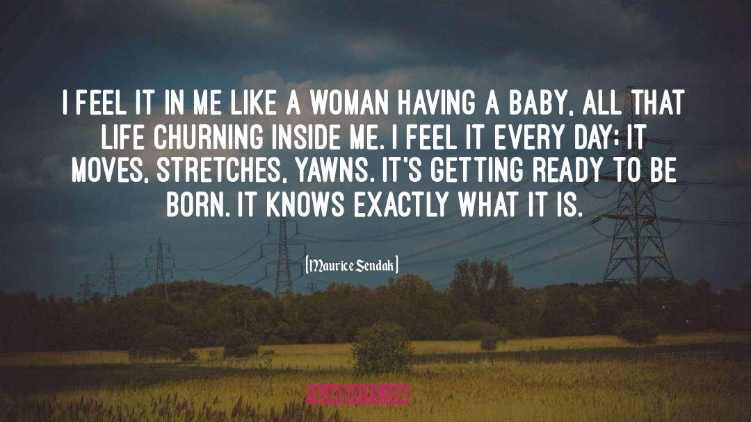 Inspirational Baby quotes by Maurice Sendak