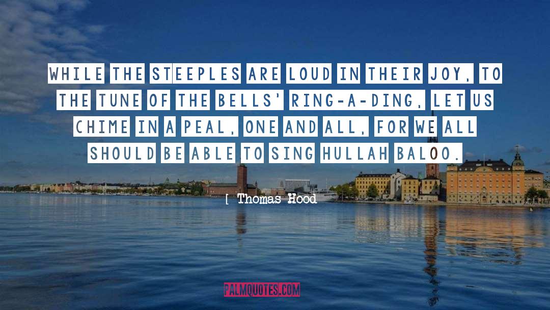 Inspirational Bells quotes by Thomas Hood