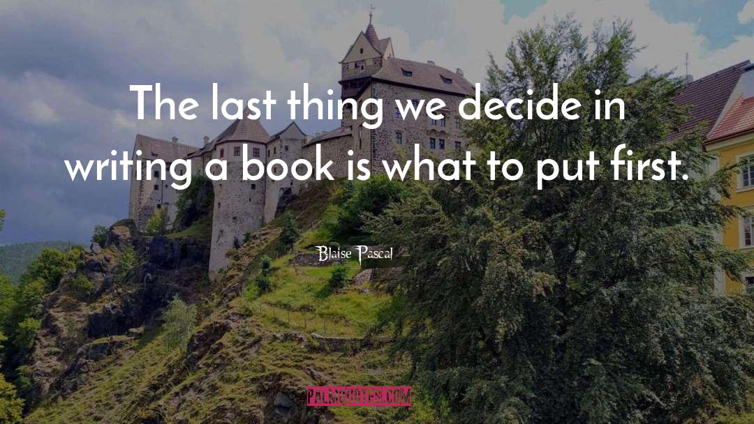 Inspirational Book quotes by Blaise Pascal