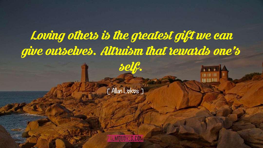Inspirational Charity quotes by Allan Lokos