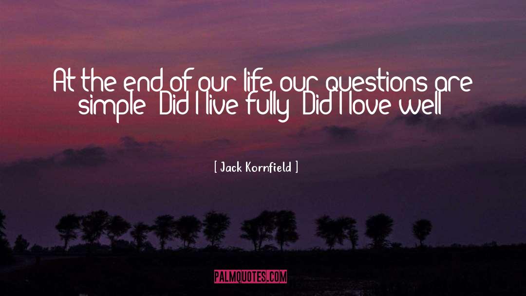 Inspirational Death quotes by Jack Kornfield