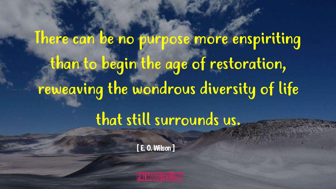 Inspirational Diversity quotes by E. O. Wilson