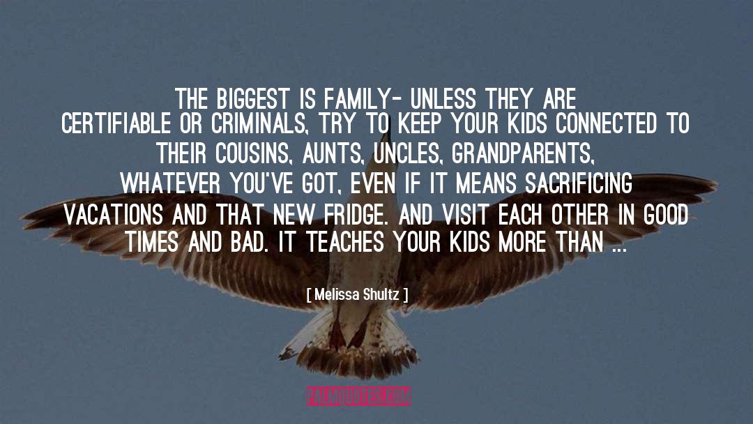 Inspirational Family Love quotes by Melissa Shultz